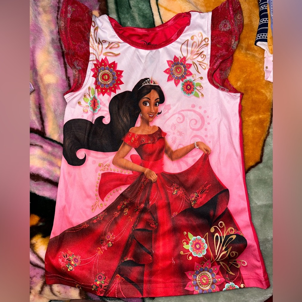 Disney princess Elena pajama shirt